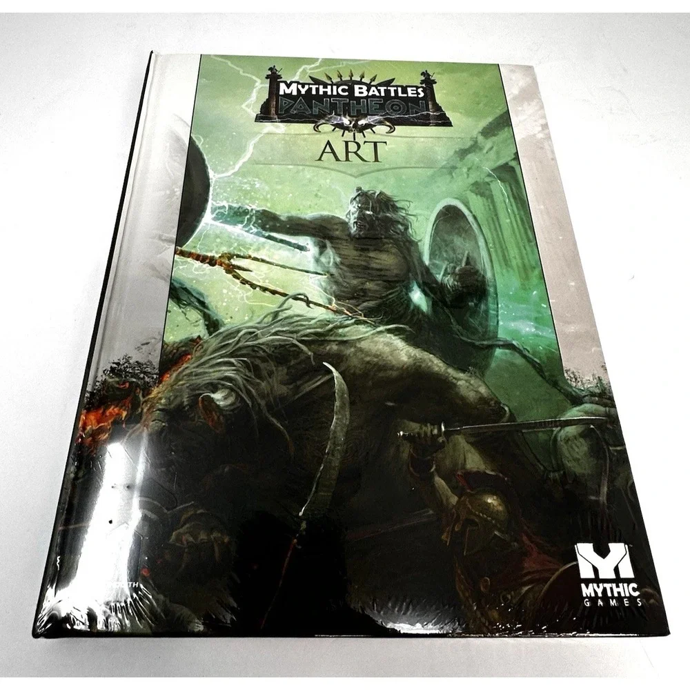Mythic Battles Pantheon Books Lot of 2: Compendium And Art Monolith NEW SEALED